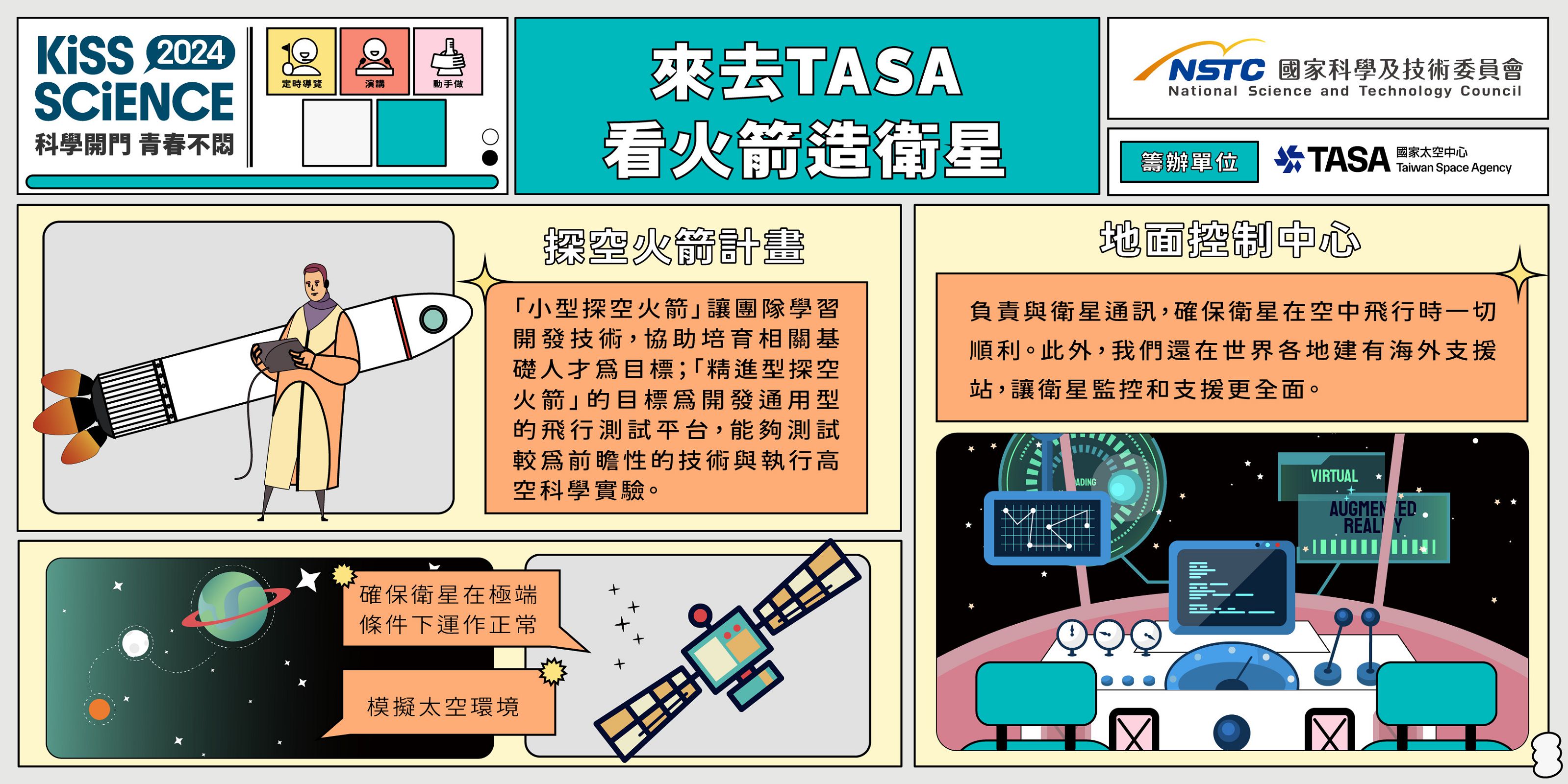  來去 TASA 看火箭造衛星