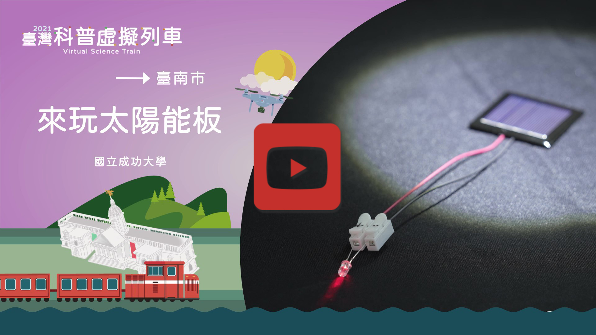 來玩太陽能電板