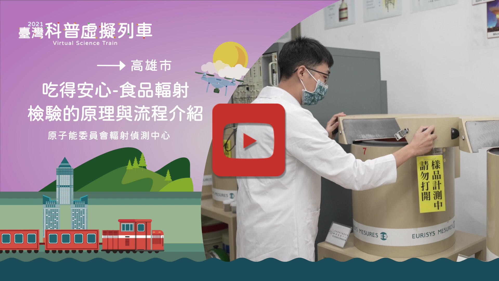 吃得安心-食品輻射檢驗的原理與流程介紹