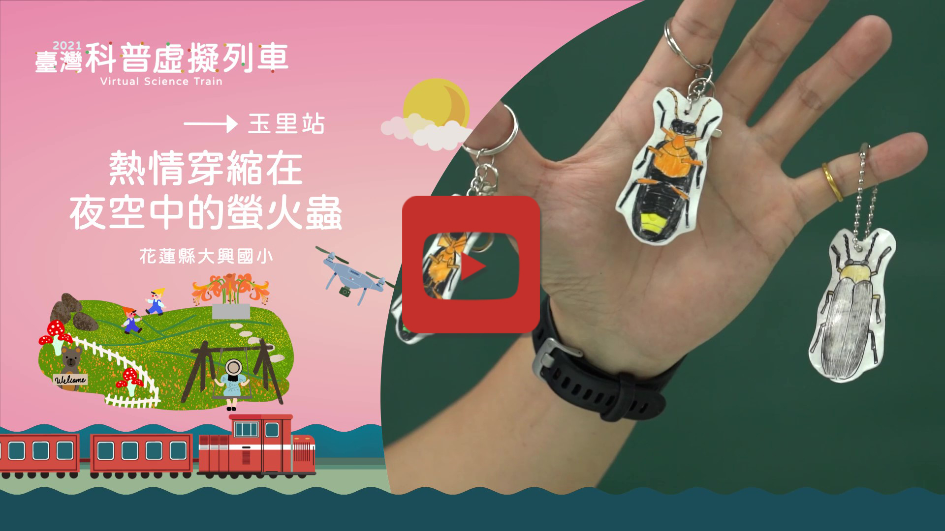 「熱」情穿「縮」在夜空中的螢火蟲