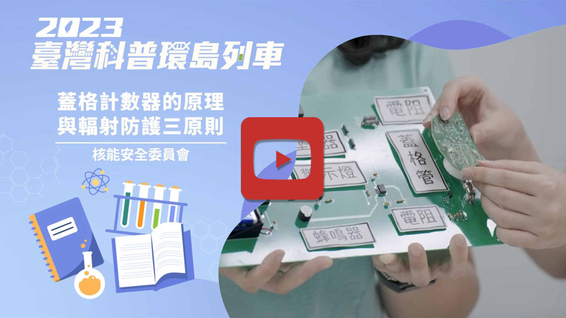 蓋革偵檢器的原理與輻射防護三原則